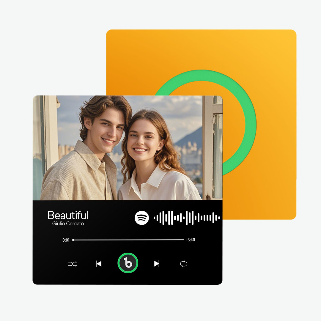 Custom Music & Photo Fridge Magnet FridgeBeats Pro Supports Bluetooth Connectivity