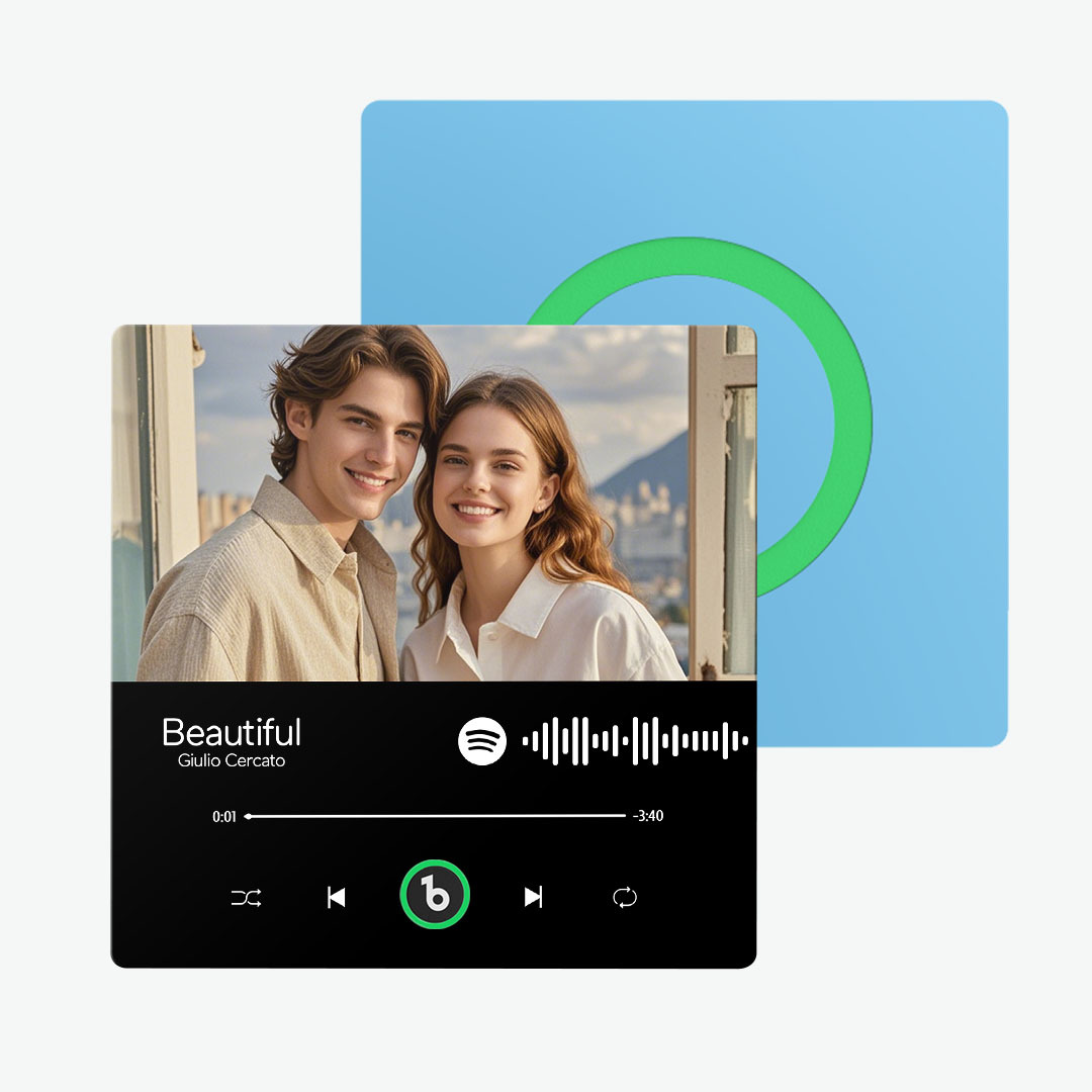 Custom Music & Photo Fridge Magnet FridgeBeats Pro Supports Bluetooth Connectivity