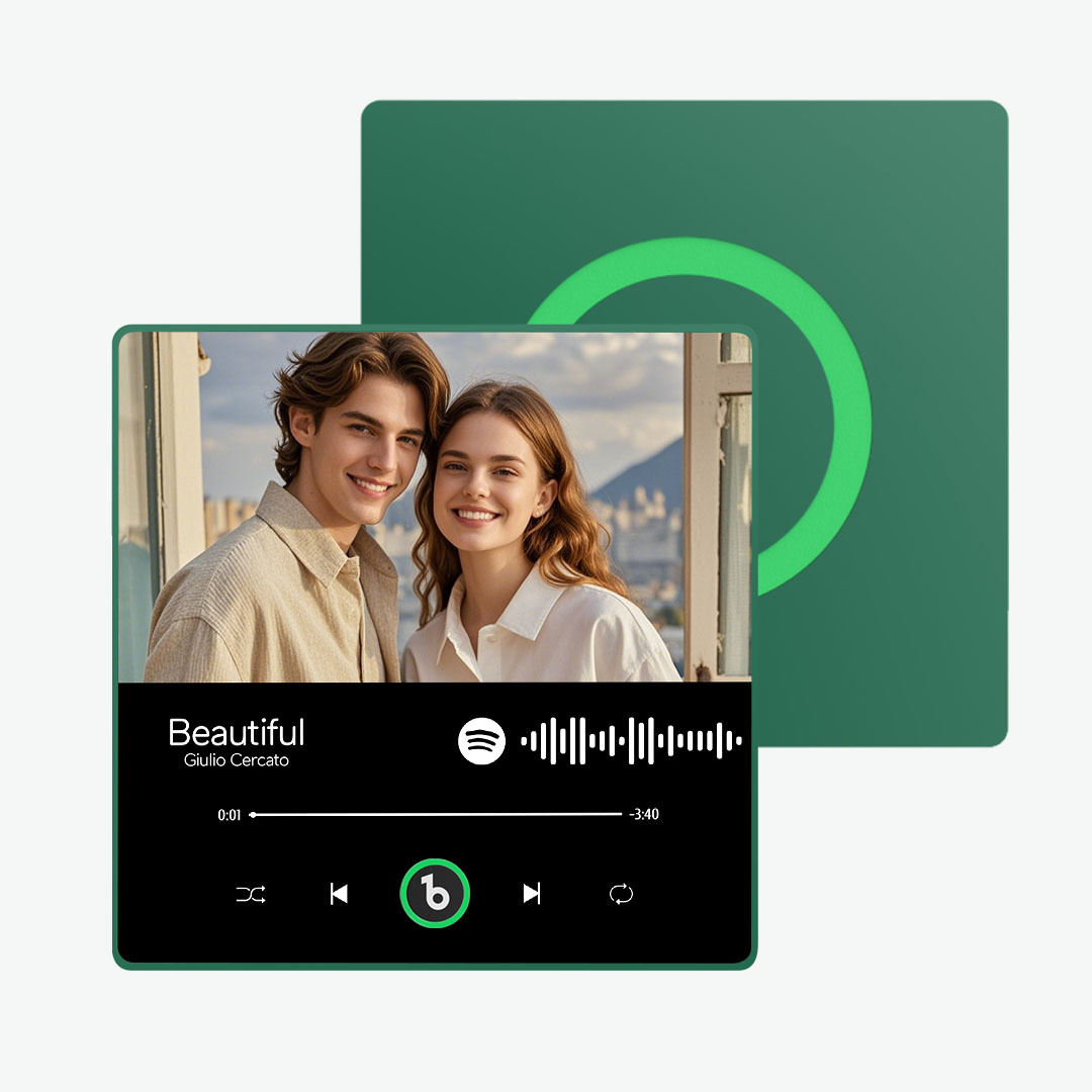 Custom Music & Photo Fridge Magnet FridgeBeats Pro Supports Bluetooth Connectivity