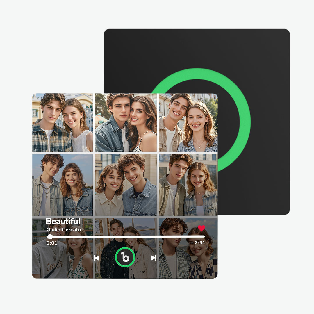 Custom Music & Photo Fridge Magnet FridgeBeats Pro Supports Bluetooth Connectivity