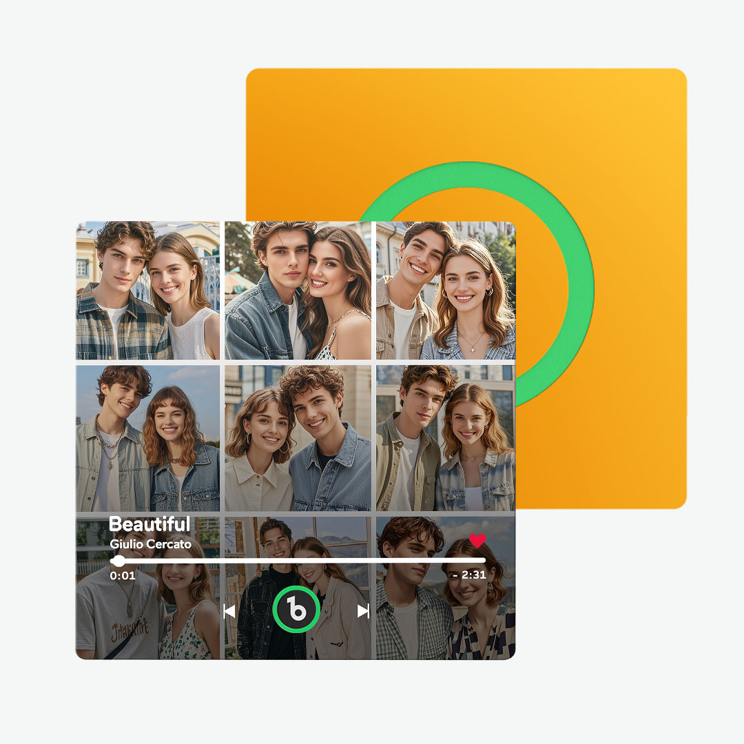 Custom Music & Photo Fridge Magnet FridgeBeats Pro Supports Bluetooth Connectivity