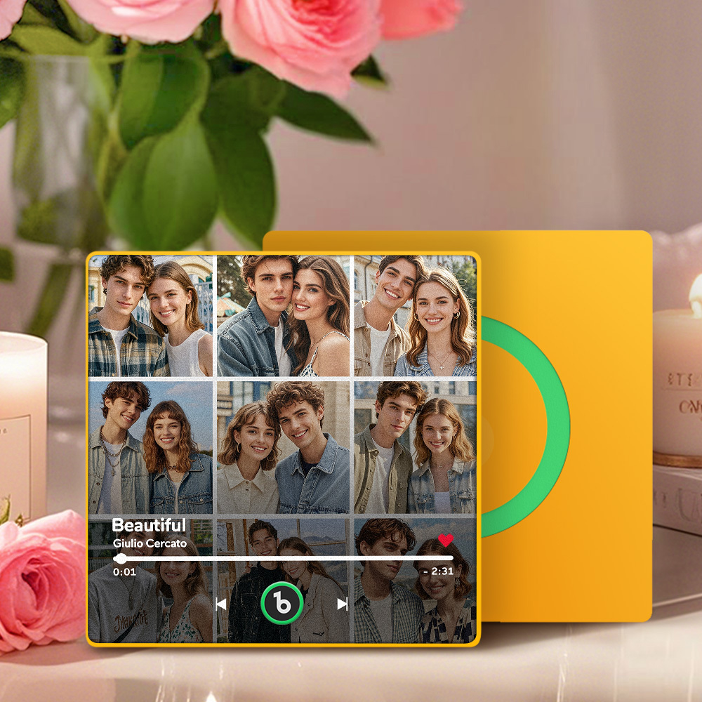 Custom Music & Photo Fridge Magnet FridgeBeats Pro Supports Bluetooth Connectivity