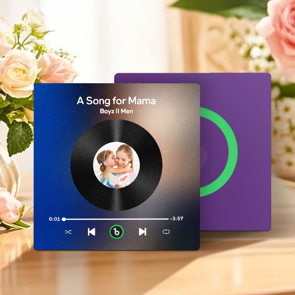 Custom Fridge Magnet Music & Photo Fridge Magnets Mother's Day Gifts for Mum