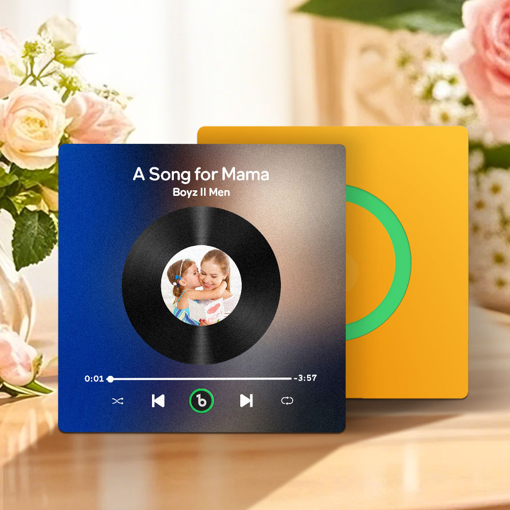 Custom Fridge Magnet Music & Photo Fridge Magnets Mother's Day Gifts for Mum