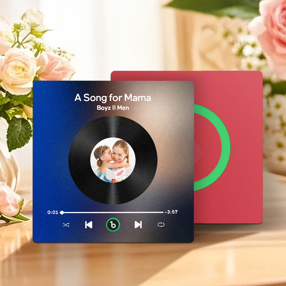 Custom Fridge Magnet Music & Photo Fridge Magnets Mother's Day Gifts for Mum