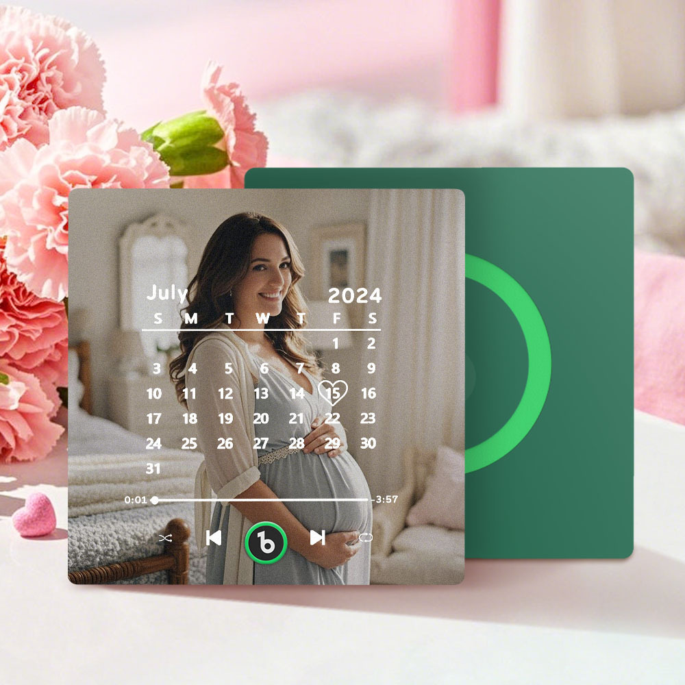 Personalised Music Fridge Magnet with Date FridgeBeats Anniversary Gifts Mother's Day Gifts for New Mum