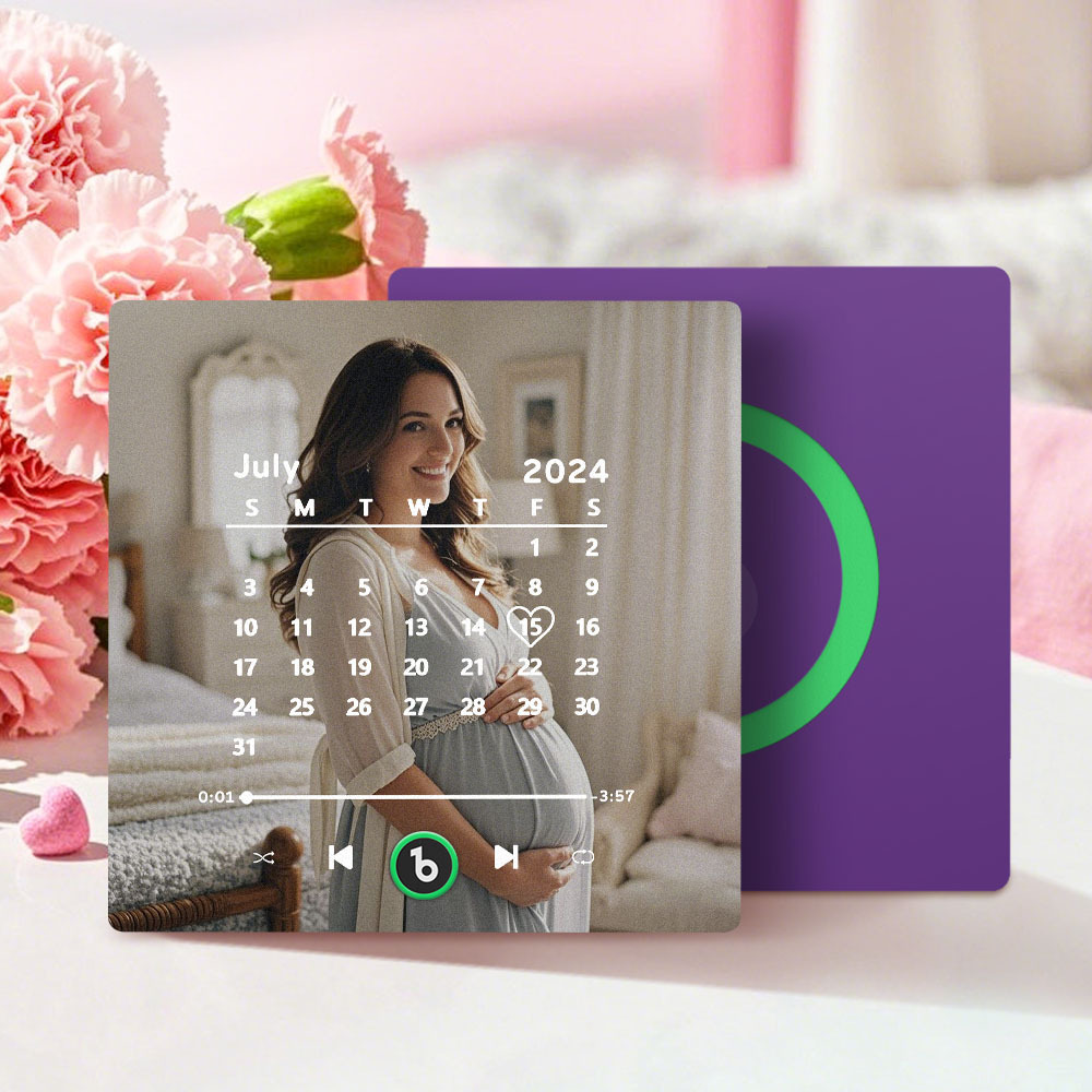 Personalised Music Fridge Magnet with Date FridgeBeats Anniversary Gifts Mother's Day Gifts for New Mum