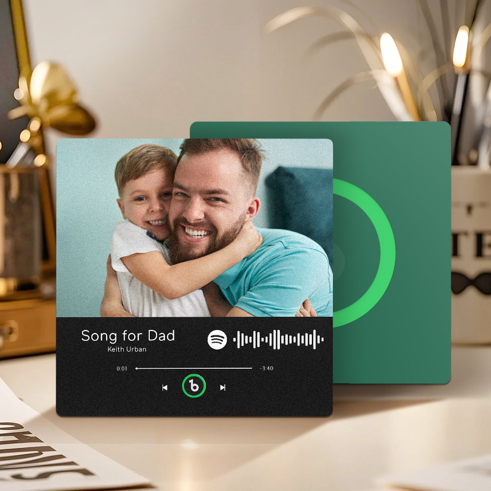 Personalised Music Fridge Magnet That Plays Father's Day Gifts for Dad Multiple Colors