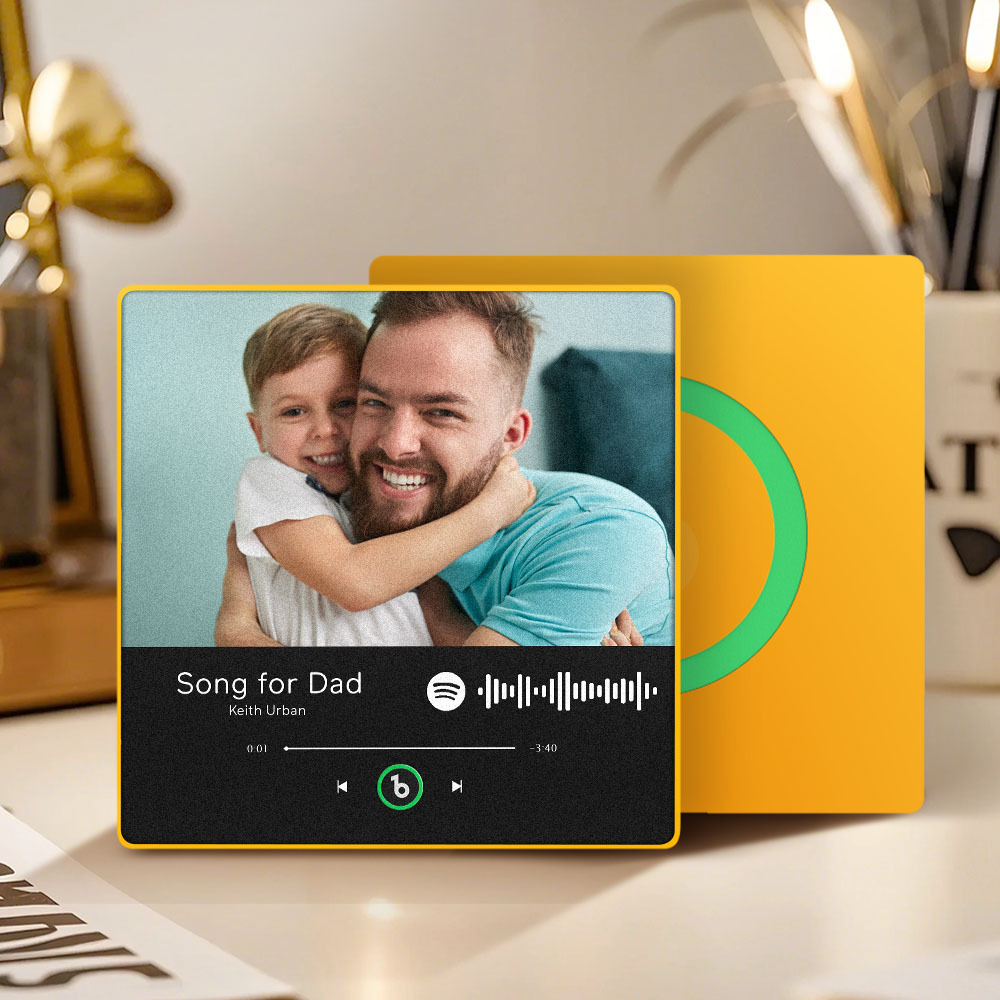 Personalised Music Fridge Magnet That Plays Father's Day Gifts for Dad Multiple Colors