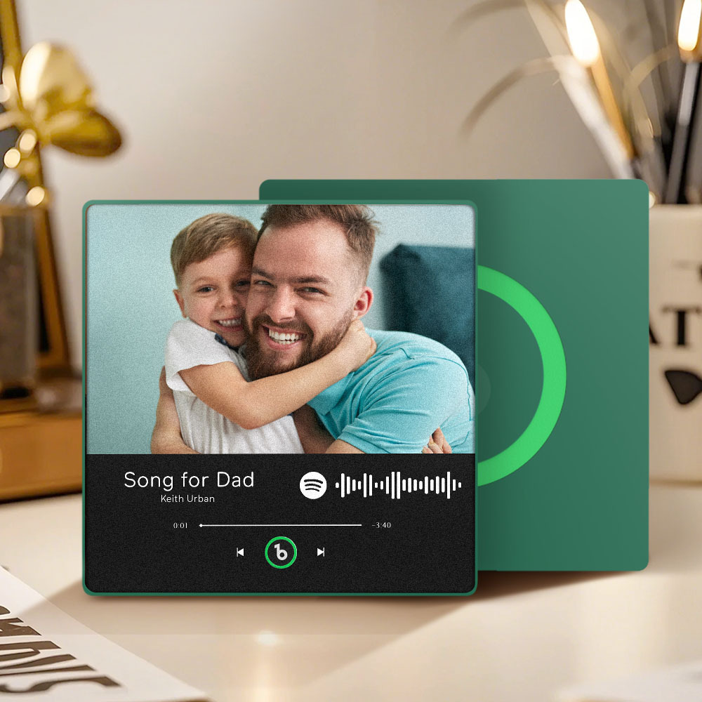 Personalised Music Fridge Magnet That Plays Father's Day Gifts for Dad Multiple Colors