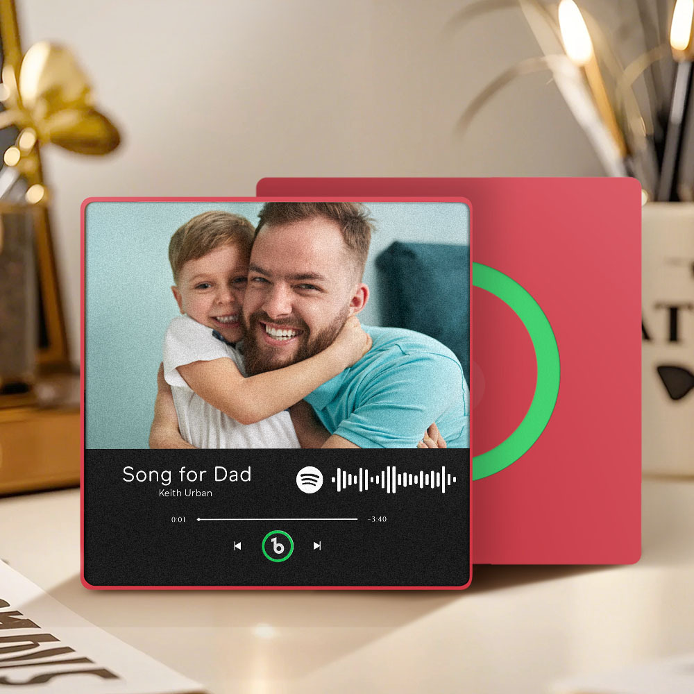 Personalised Music Fridge Magnet That Plays Father's Day Gifts for Dad Multiple Colors