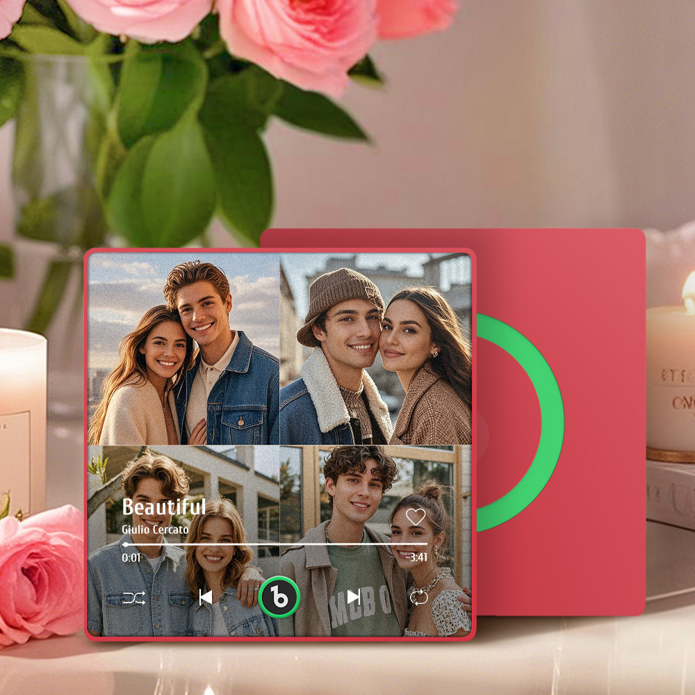 Custom Music & Photo Fridge Magnet FridgeBeats Pro Supports Bluetooth Connectivity