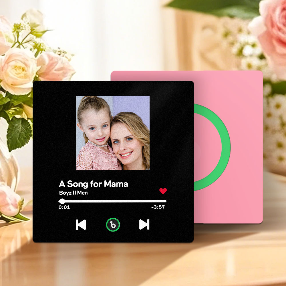 Custom Music And Photo Music Fridge Magnets Mother's Day Gifts Frameless Fridgebeats