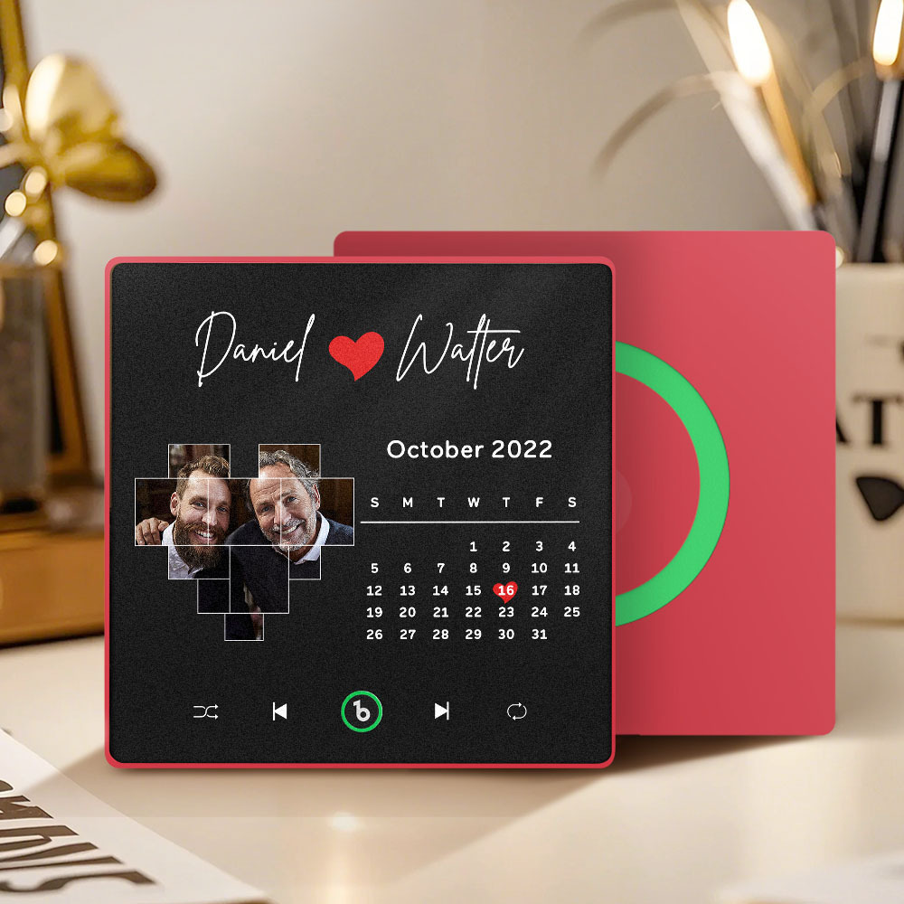 Custom Musical Fridge Magnets with Date Father's Day Gifts Anniversary Gifts for Dad