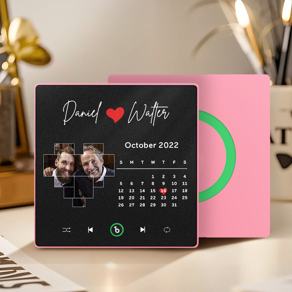 Custom Musical Fridge Magnets with Date Father's Day Gifts Anniversary Gifts for Dad