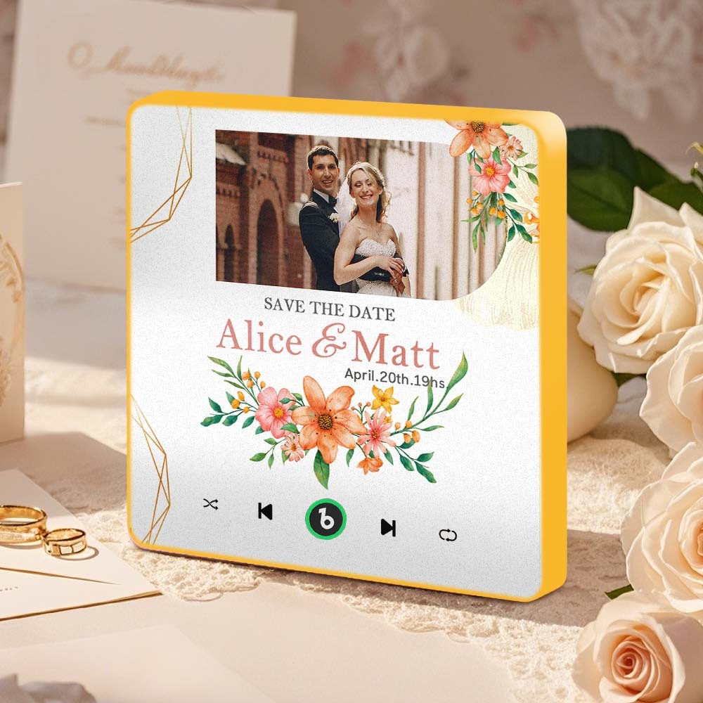 Custom Music & Photo Fridge Magnet FridgeBeats Pro Supports Bluetooth Connectivity - Fridgebeats