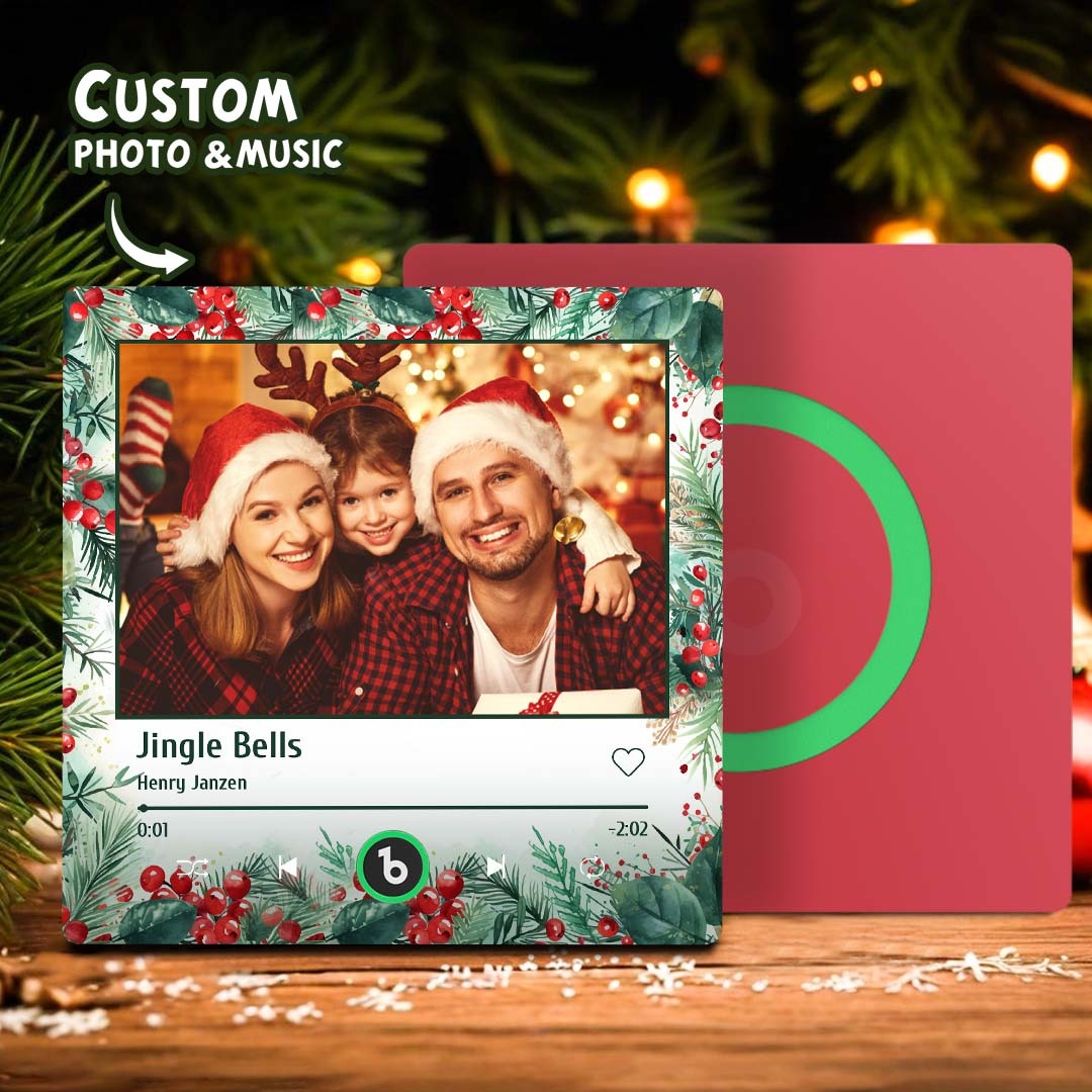 Custom Music & Photo Fridge Magnet FridgeBeats Pro Supports Bluetooth Connectivity - Fridgebeats