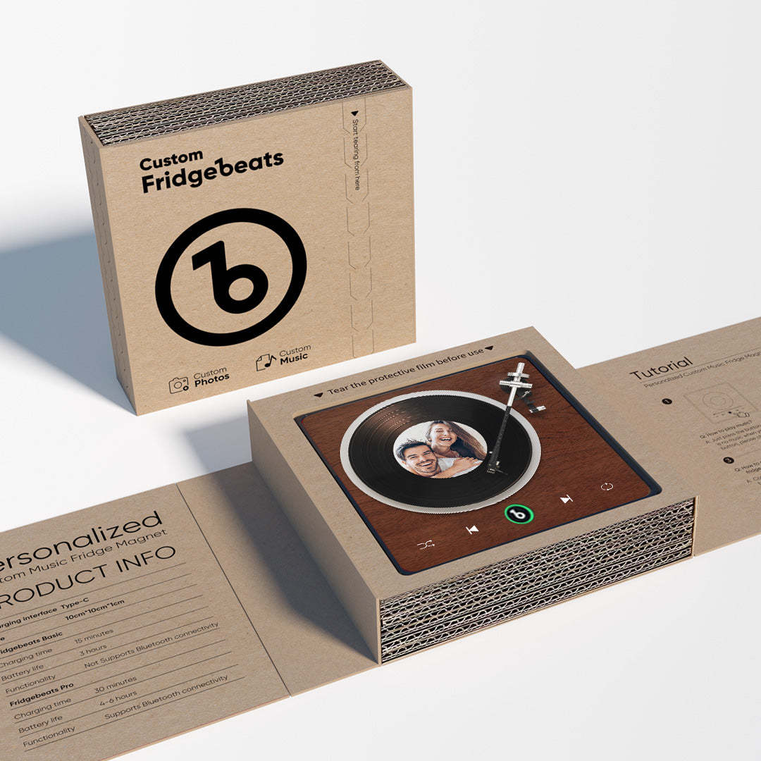 Custom Music & Photo Fridge Magnet FridgeBeats Pro Supports Bluetooth Connectivity - Fridgebeats