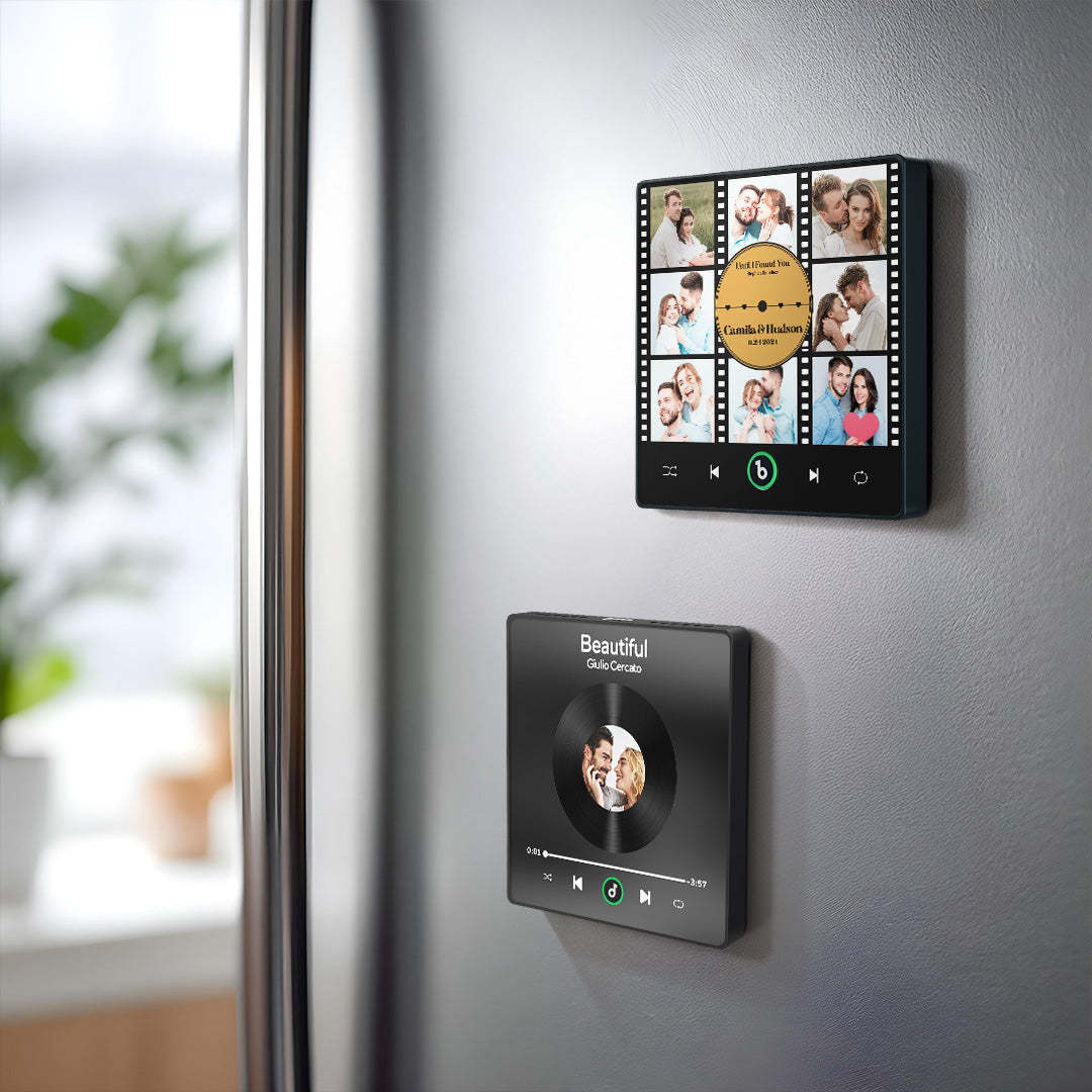 Custom Music & Photo Fridge Magnet FridgeBeats Pro Supports Bluetooth Connectivity - Fridgebeats