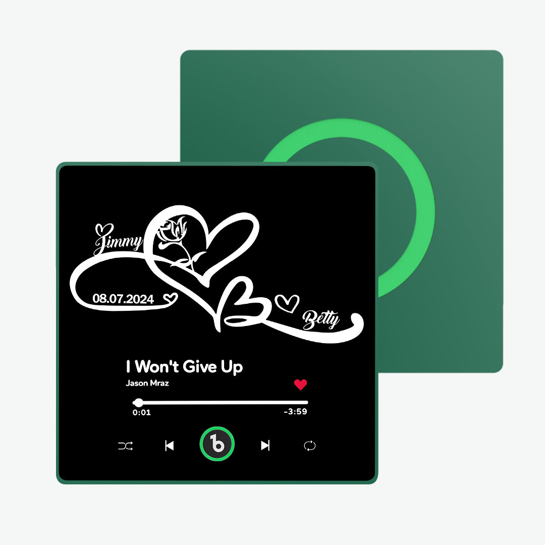 Custom Music Fridge Magnet with Text Unlimited Love Symbols Personalized Fridge Magnet Gift for Couple