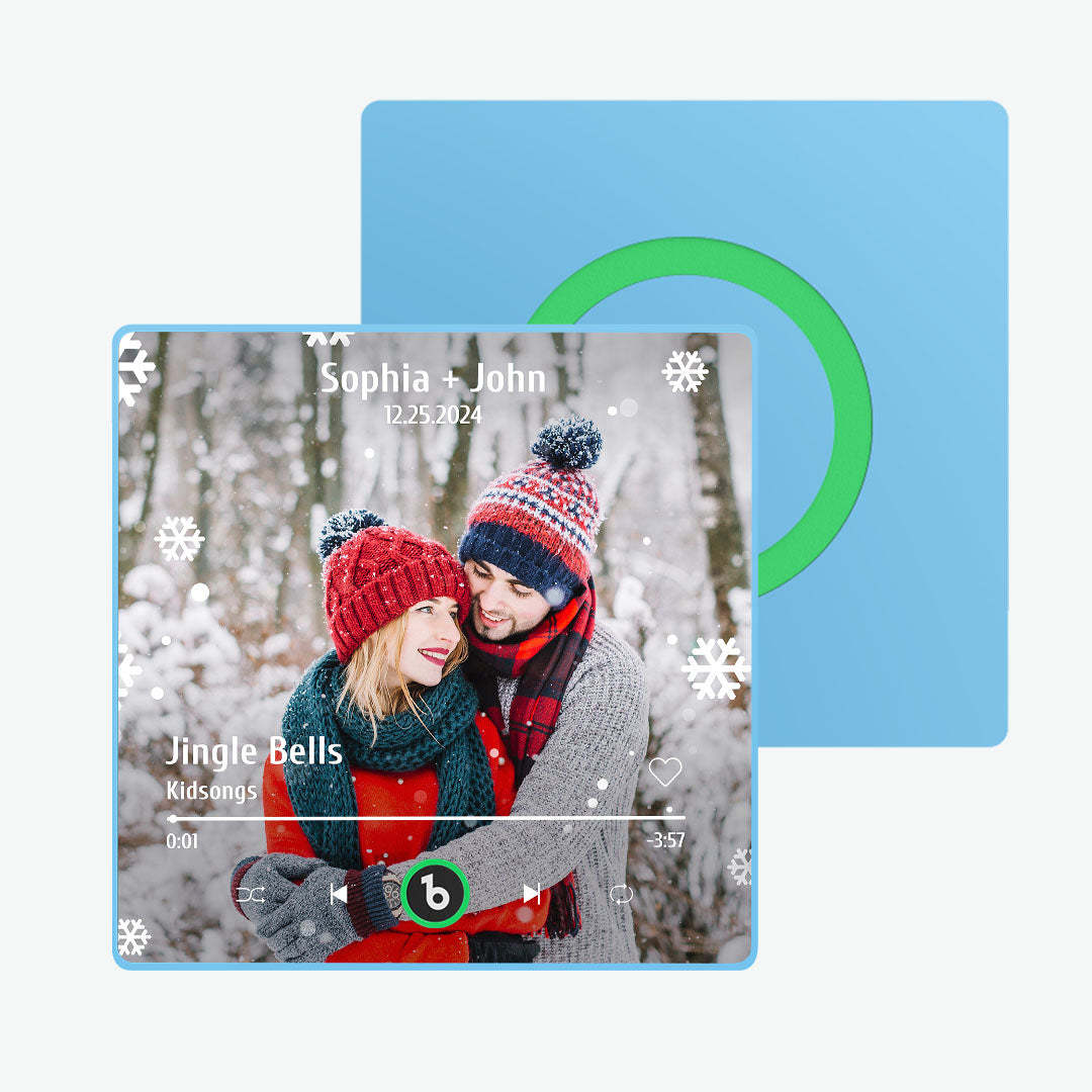 Custom Music & Photo Fridge Magnet FridgeBeats Pro Supports Bluetooth Connectivity - Fridgebeats