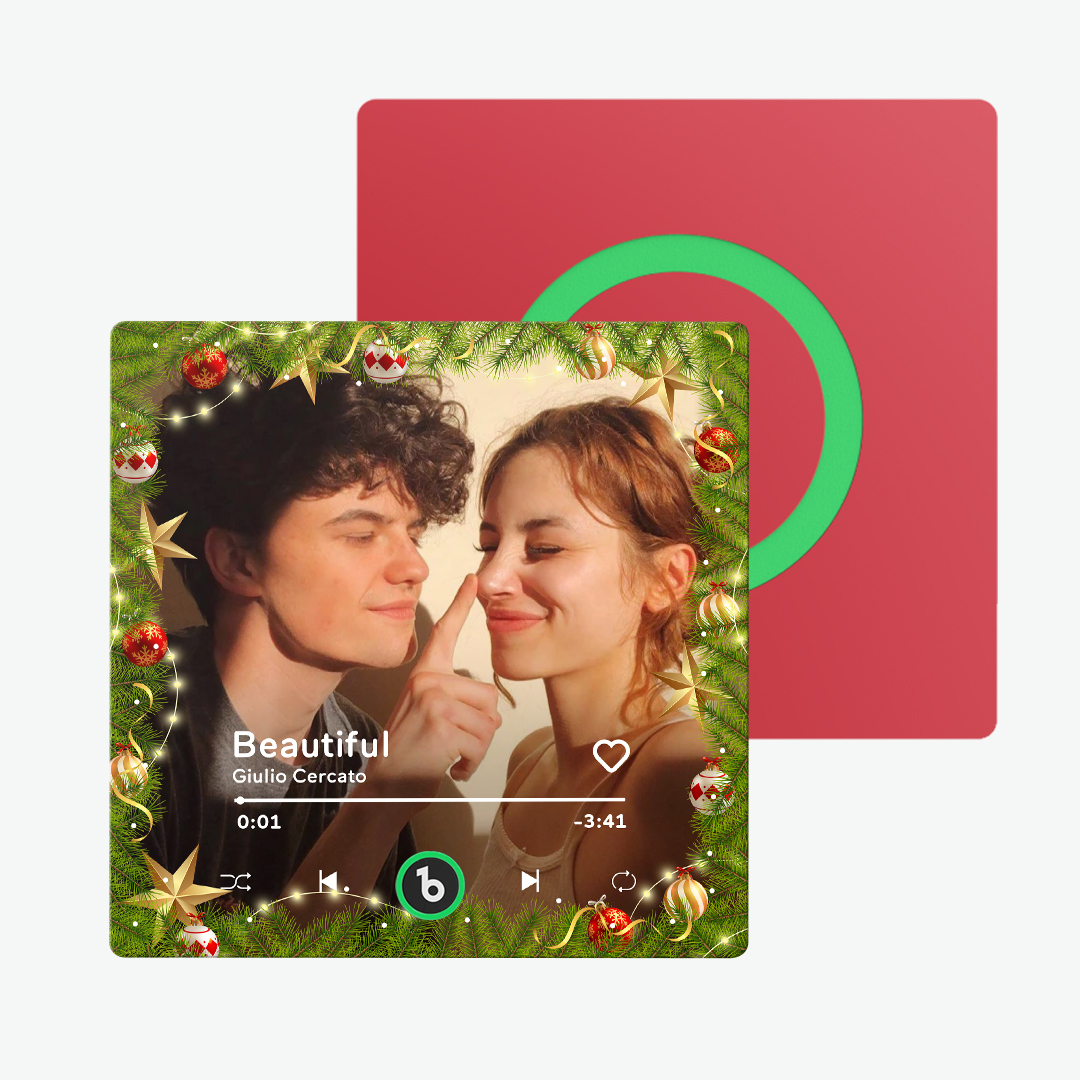 Custom Music & Photo Fridge Magnet FridgeBeats Pro Supports Bluetooth Connectivity