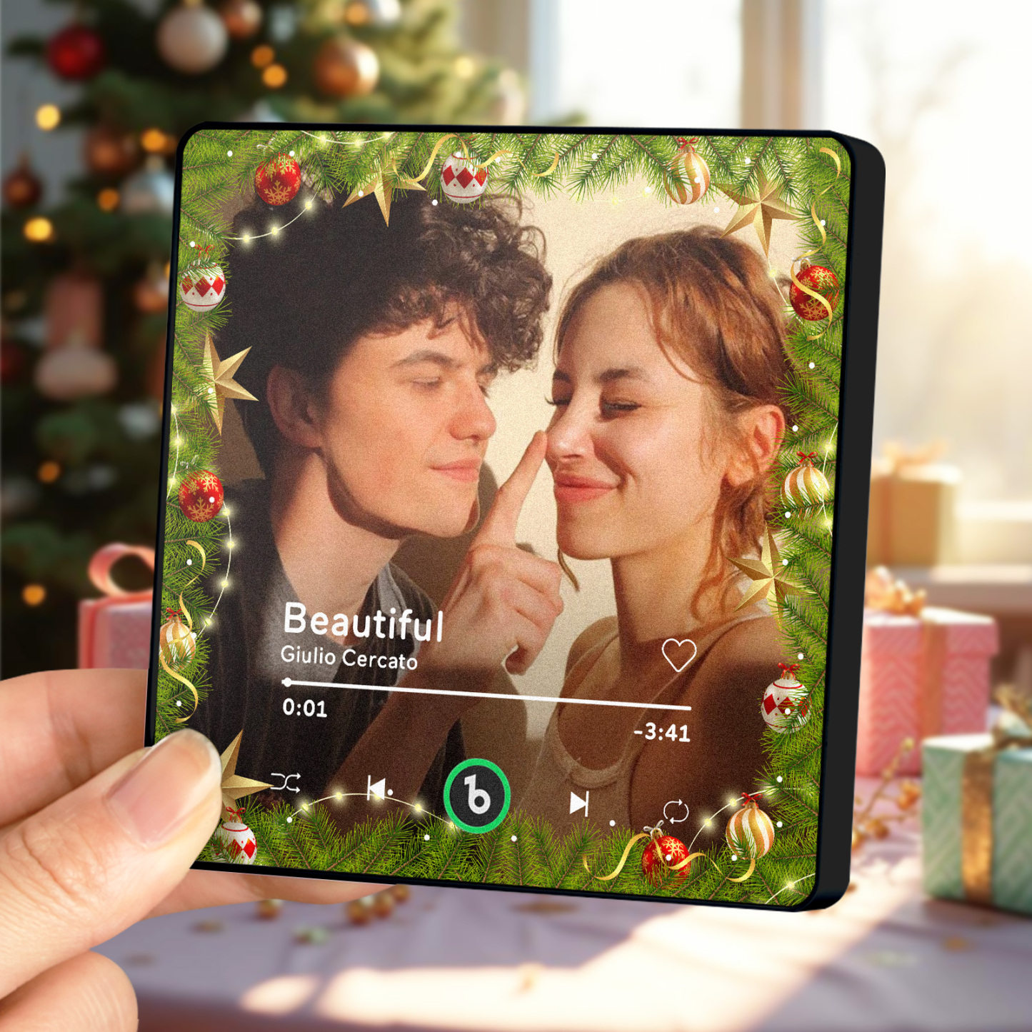 Custom Music & Photo Fridge Magnet FridgeBeats Pro Supports Bluetooth Connectivity