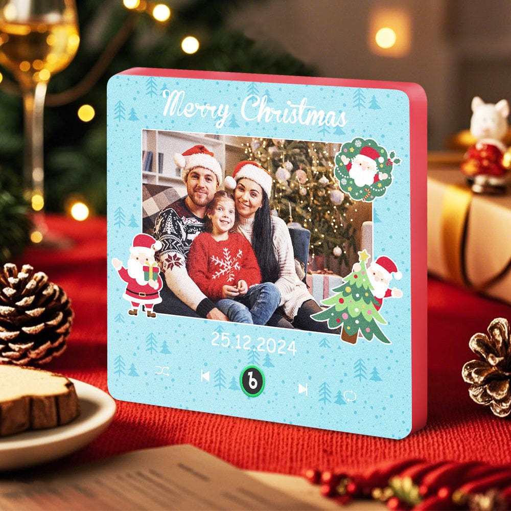 Custom Music Fridge Magnet Personalized Phto Colorful Fridge Magnet Christmas Gift for Family - Fridgebeats