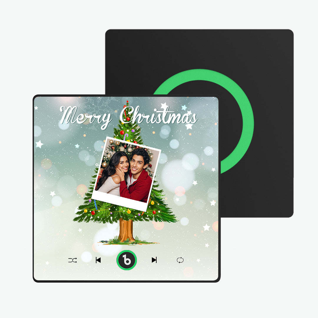 Custom Music And Photo Fridge Magnet Christmas Tree Fridge Magnet for Christmas Gifts - Fridgebeats