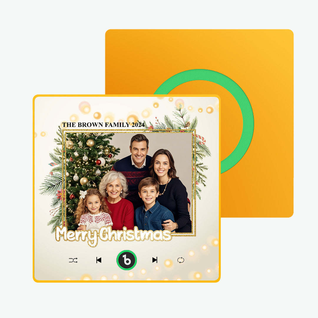 Custom Music Fridge Magnet Upgraded Fridge Magnets with Photo Christmas Gifts Family Gifts - Fridgebeats