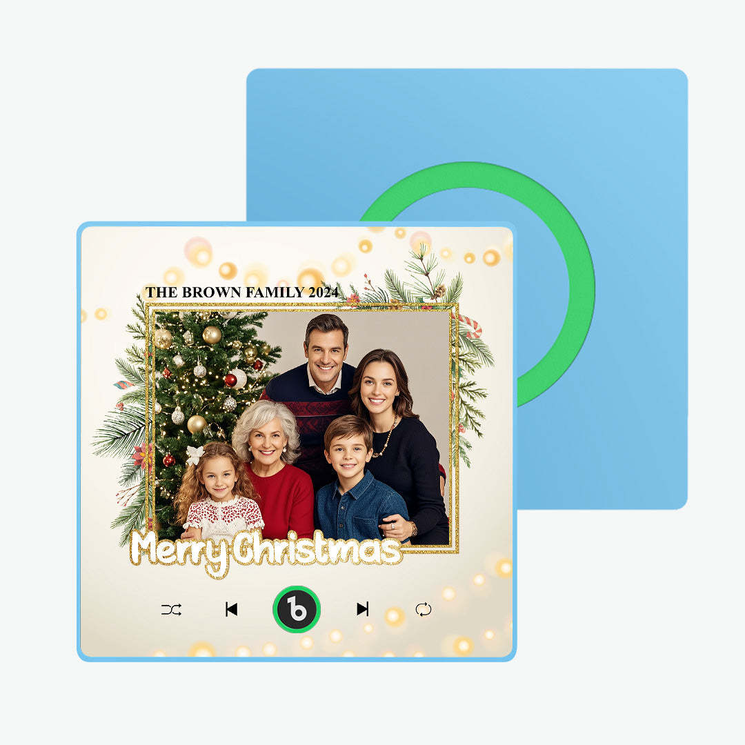 Custom Music Fridge Magnet Upgraded Fridge Magnets with Photo Christmas Gifts Family Gifts - Fridgebeats