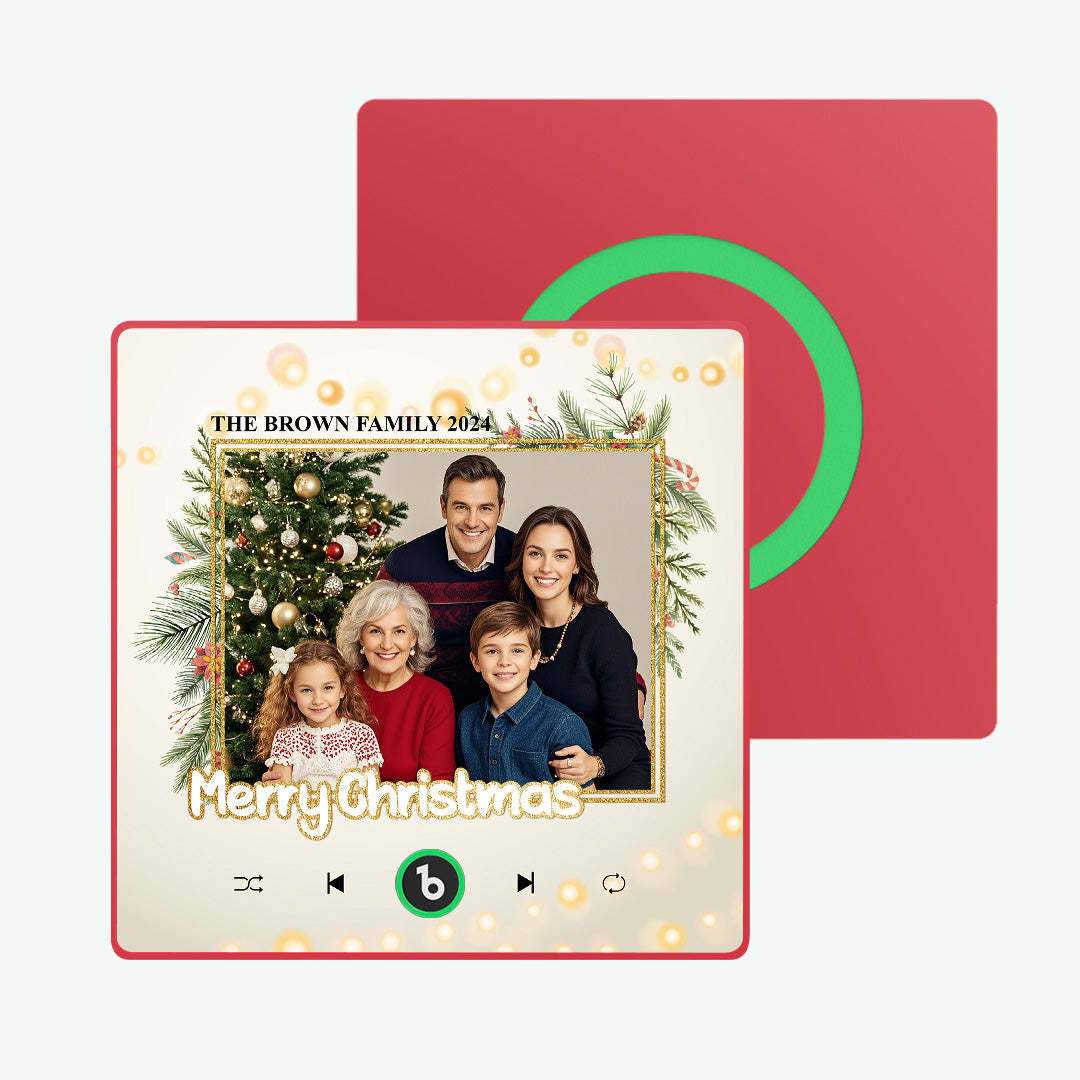 Custom Music Fridge Magnet Upgraded Fridge Magnets with Photo Christmas Gifts Family Gifts - Fridgebeats