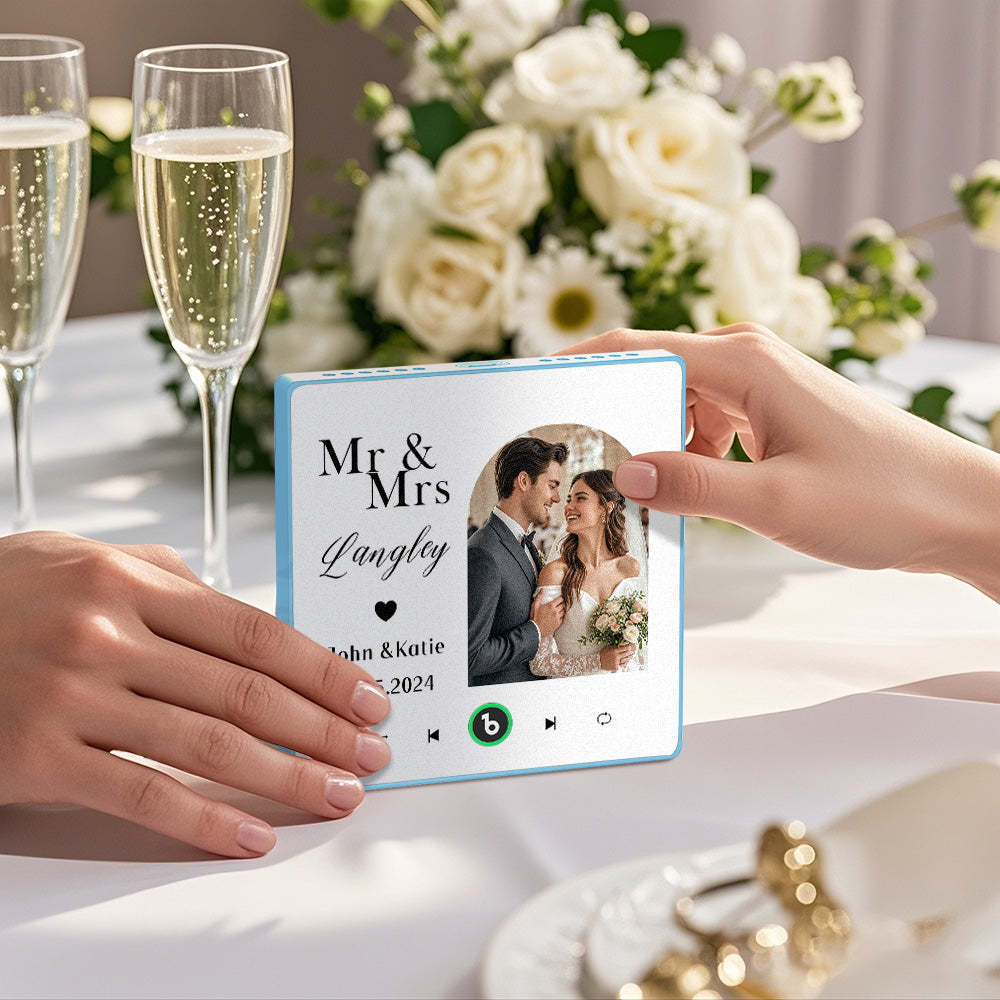 Custom Music And Photo Fridge Magnet Music Fridge Magnet for Wedding Gifts - Fridgebeats