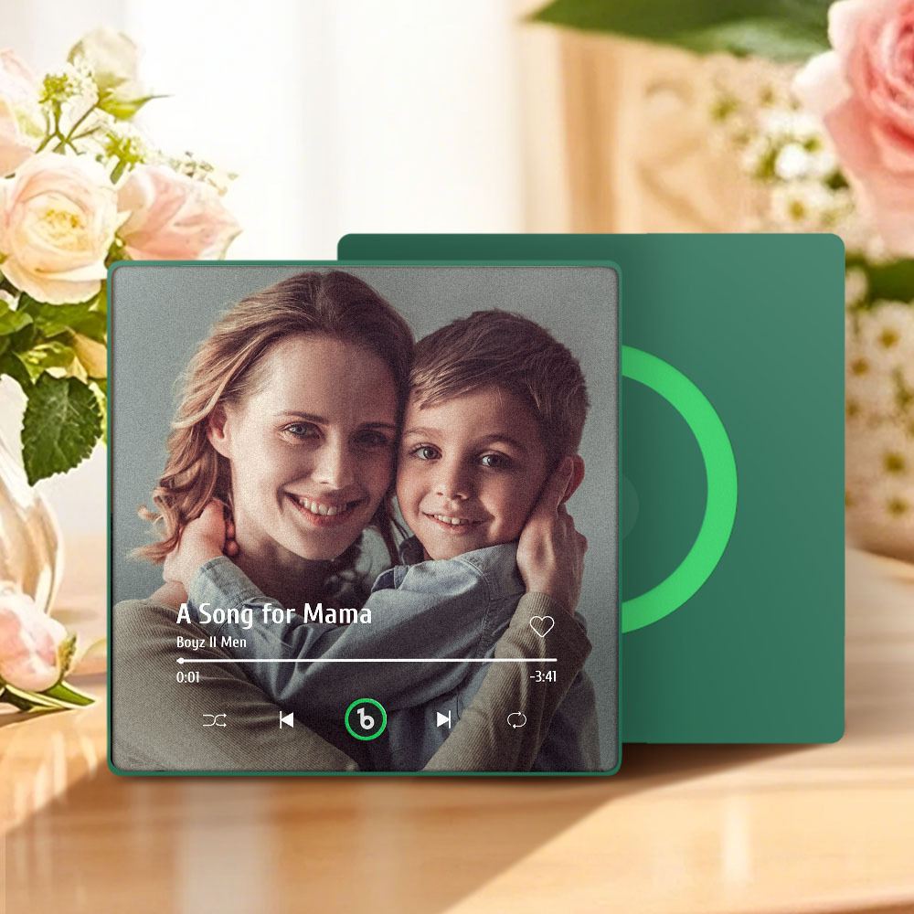 Custom Music And Photo Fridge Magnet That Plays Music Mother's Day Gifts