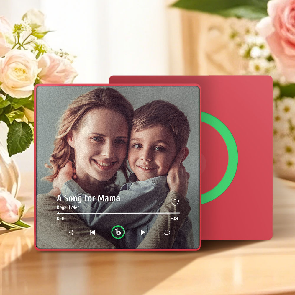 Custom Music And Photo Fridge Magnet That Plays Music Mother's Day Gifts