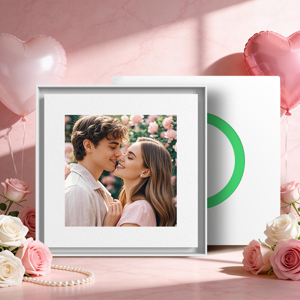 Custom Music & Photo Fridge Magnet Can Customize 1-6 Frame Art and Songs Personalized Photo Song That Can Play Music Valentine's Day Gifts for Couple - MyCustomBrickFigures