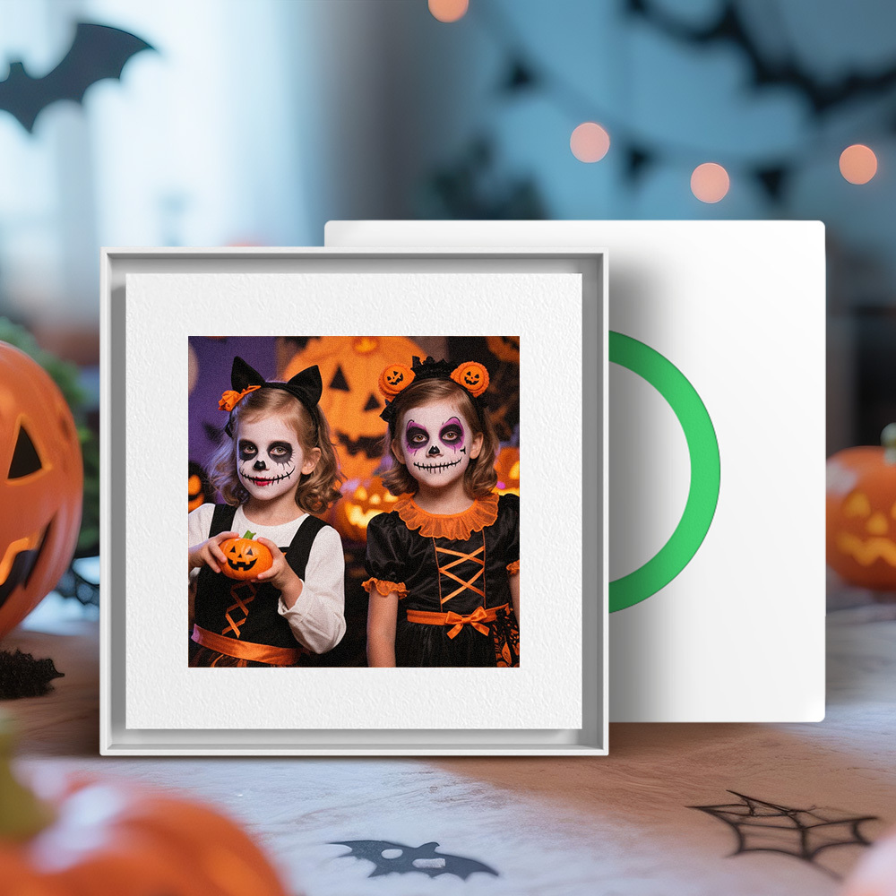 Custom Music & Photo Fridge Magnet Can Customize 1-6  Frame Art and Songs Personalized Photo Song That Can Play Music Halloween Gifts for Him - MyCustomBrickFigures