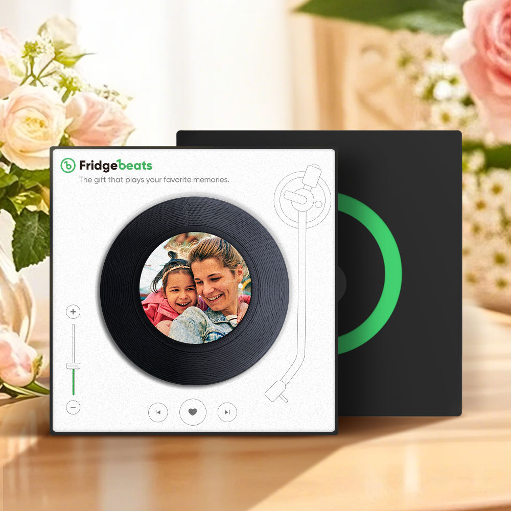 Custom Music Fridge Magnet Can Customize 1-6 Vinyl and Songs Gifts for Mum
