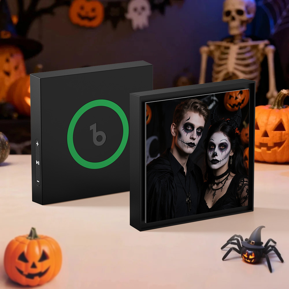 Custom Music & Photo Fridge Magnet Can Customize 1-6  Frame Art and Songs Personalized Photo Song That Can Play Music Halloween Gifts for Her