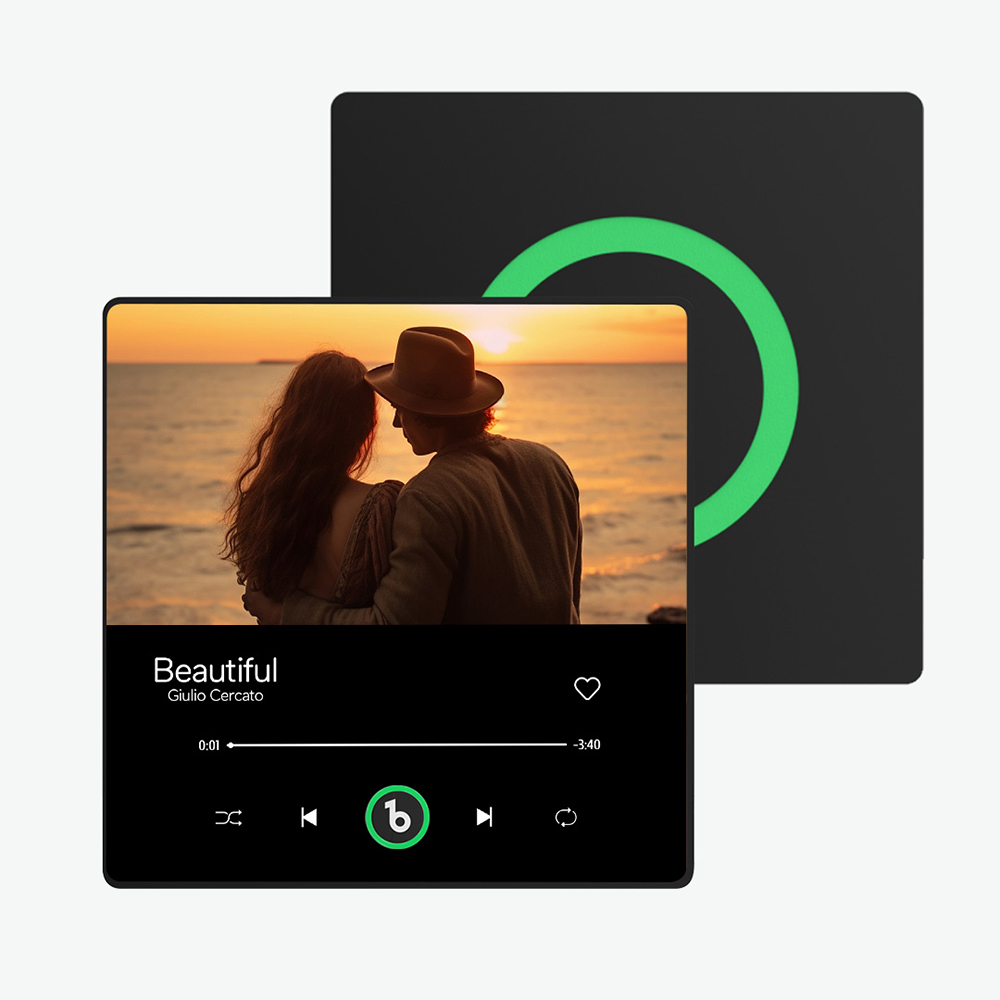 Custom Music & Photo Fridge Magnet FridgeBeats Pro Supports Bluetooth Connectivity Anniversary Gift for Couple