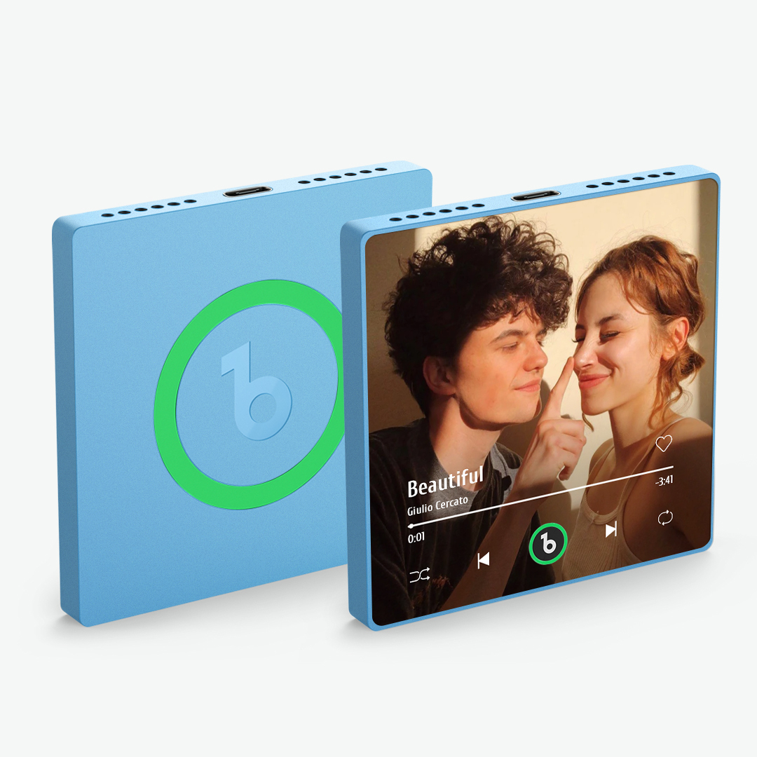 Custom Music And Photo Fridge Magnet Supports Bluetooth Connectivity