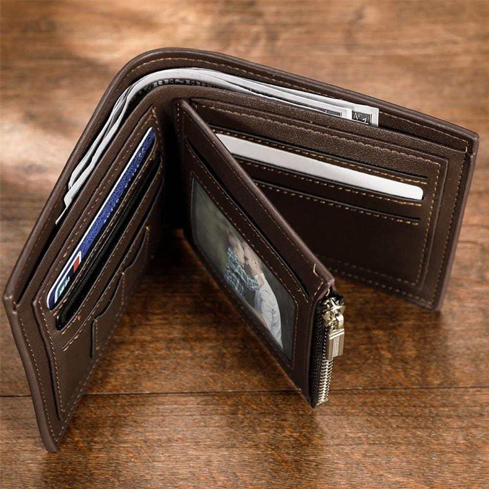 Father's Day Wallets Photo Wallet Birthday Gift For Dad - Short Style - Giftlab