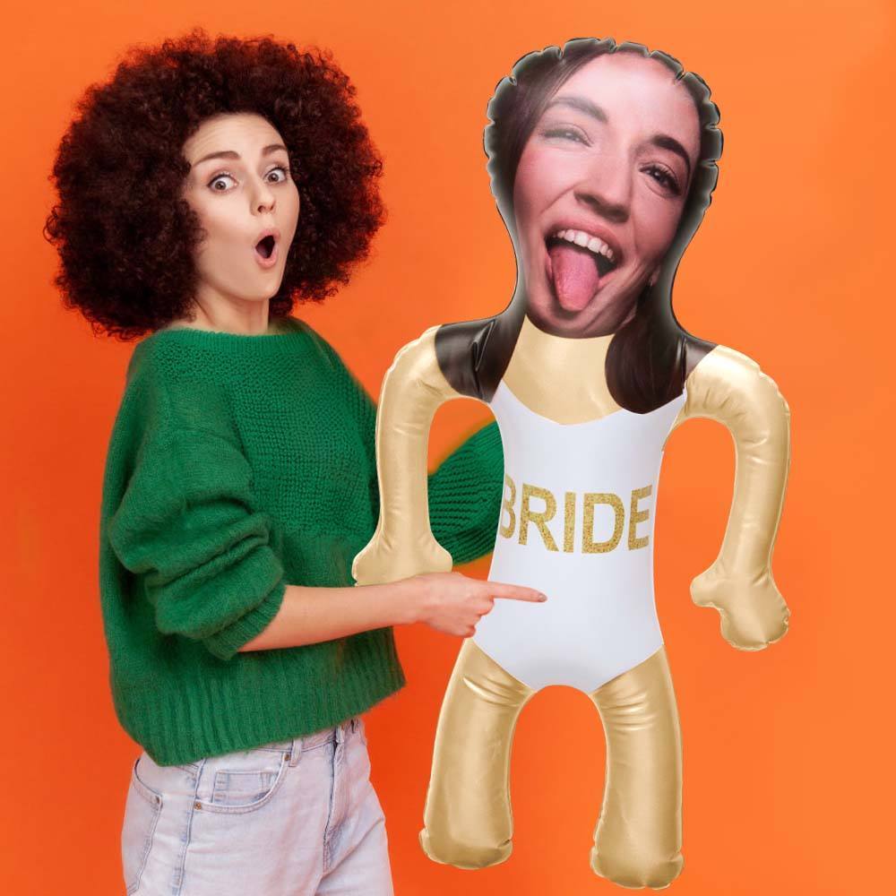 Personalized Bride Swimming Blow Up Dolls Funny Bridal Bachelorette Party Gifts for Her - Giftlab