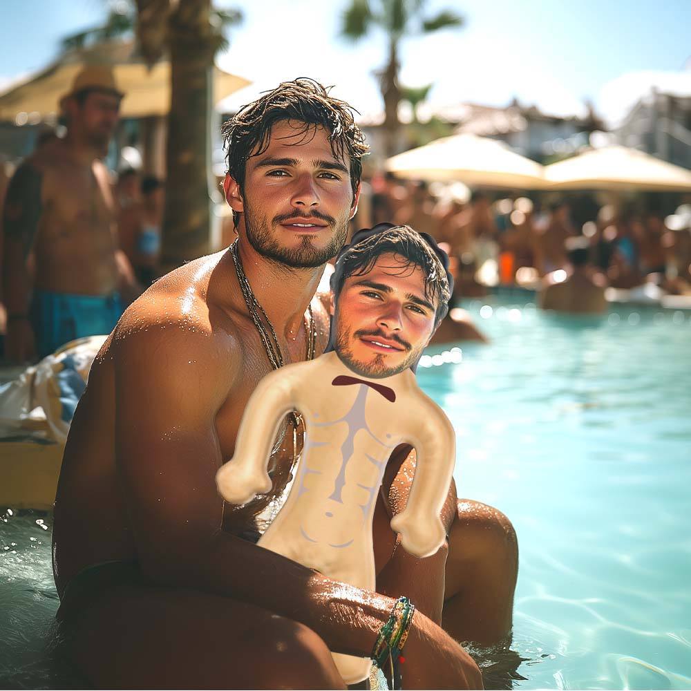 Custom Blow Up Dolls Personalized Groom Blow Up Dolls Funny Inflatable Man Printed Face Bachelorette Party Gift for Bride - Giftlab