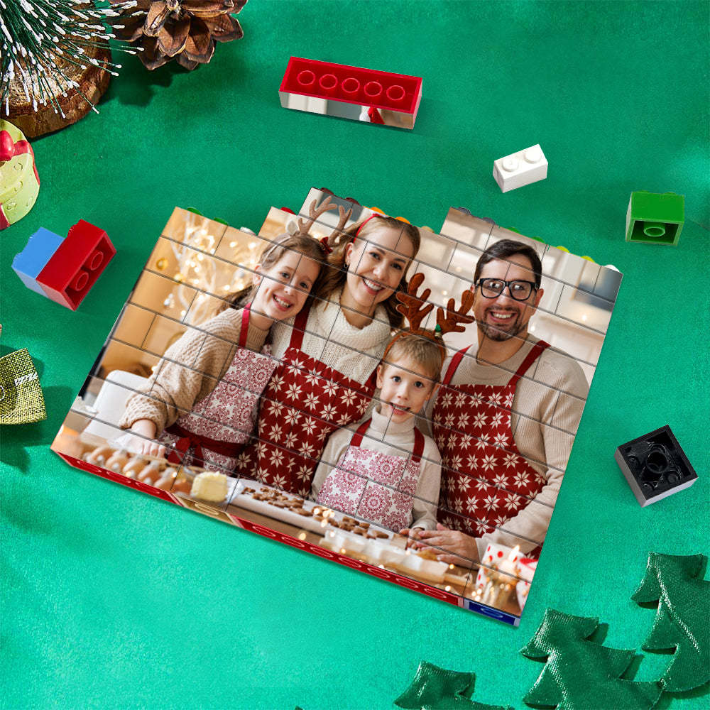 Personalised Building Brick Custom Photo Block Colors Brick Puzzles Gifts - Mycustombrickheadz