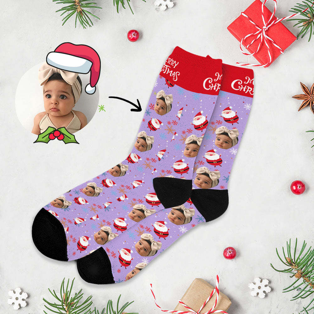 Personalized Face Socks Custom Funny Custom Designs Best Gift Idea Xmas Socks - Bestchristmasgifts