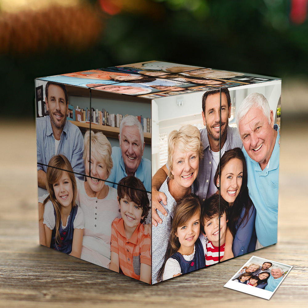 Custom Photo Cube Infinity Folding Cube for Father