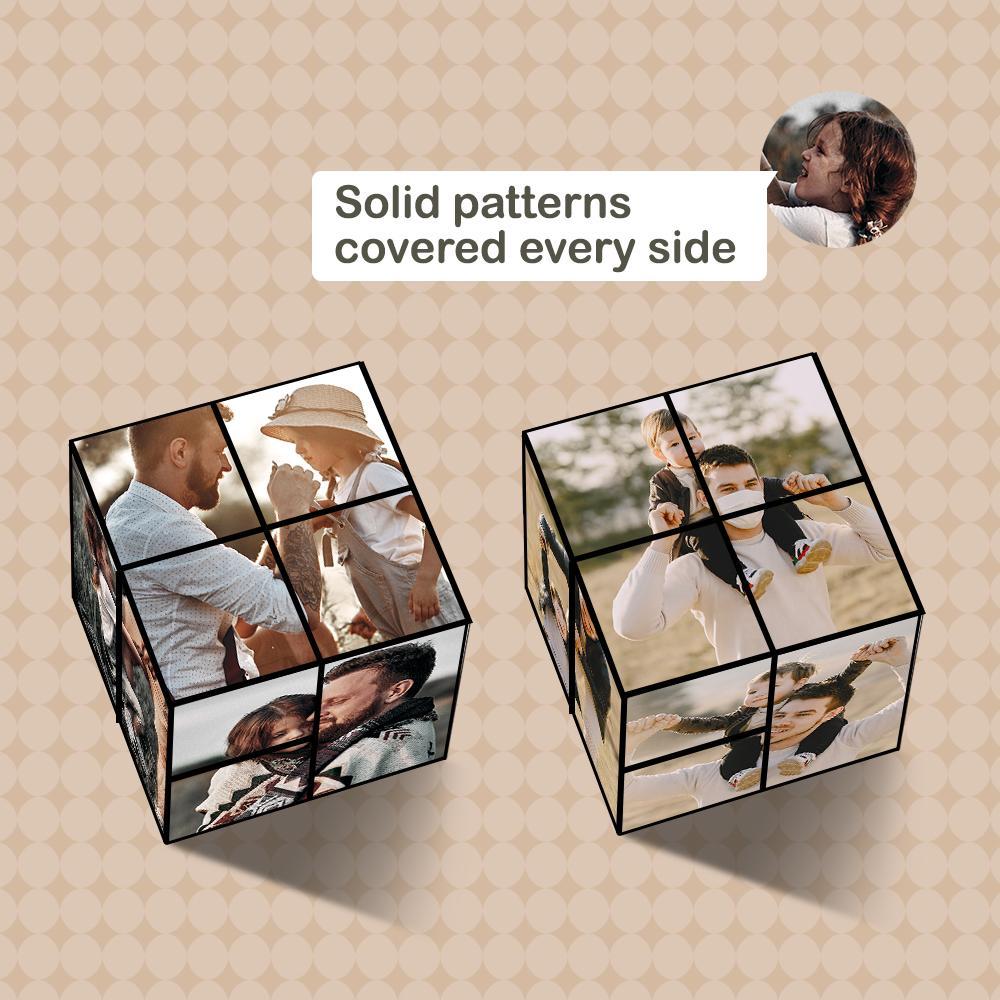 Father's Day Gifts Photo Rubic's Cube Foldable Personalized Folding Picture Rubic's Cube Gifts for Dad - GiftlabUS