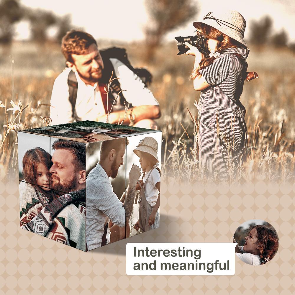 Father's Day Gifts Photo Rubic's Cube Foldable Personalized Folding Picture Rubic's Cube Gifts for Dad - GiftlabUS