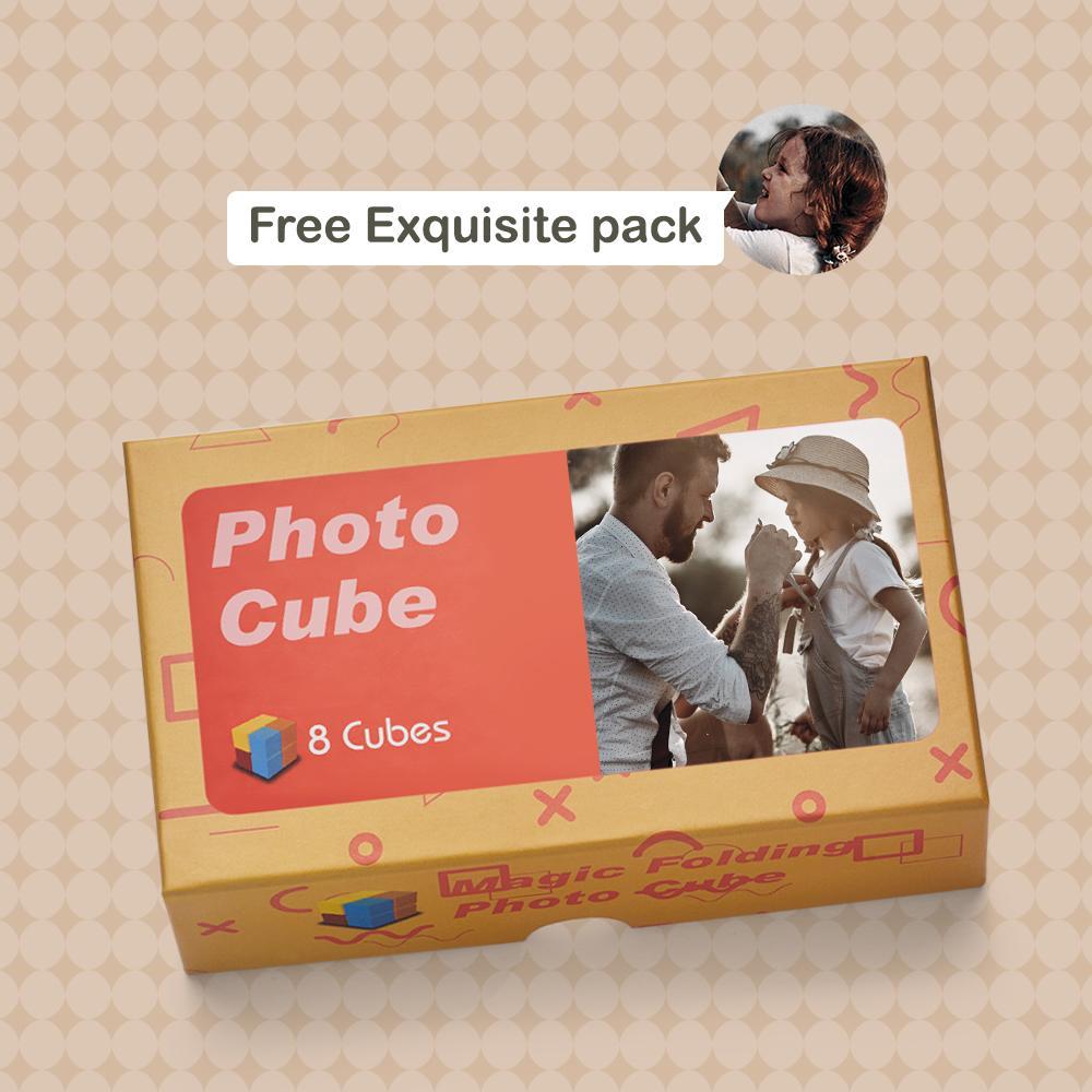 Father's Day Gifts Photo Rubic's Cube Foldable Personalized Folding Picture Rubic's Cube Gifts for Dad - GiftlabUS